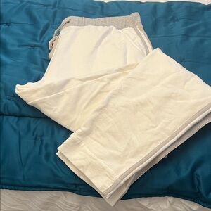 Legacy White and Gray Sweatpants